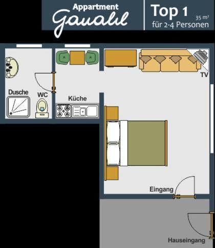 Appartment Ganahl Гашум Экстерьер фото